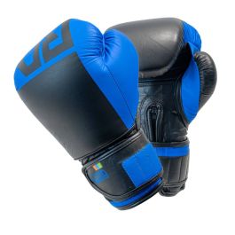 Gants De Boxe Initiation METAL BOXE – Bleu, 6 Oz, Mousse Préformée, Fermeture Scratch