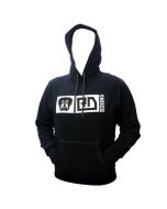 sweatshirt capuche molleton homme noir