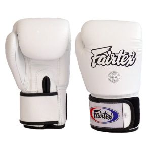 GANTS D'ENTRAINEMENT FAIRTEX FXV1 BLANC CUIR