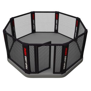 Cage de MMA sur plancher