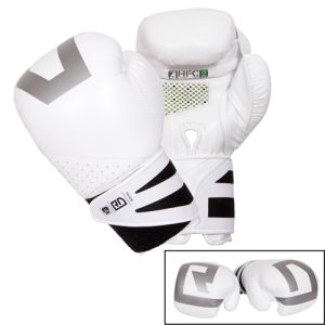 gants de boxe ultimate V5 CUIR Ltd blanc RD boxing