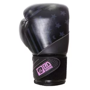 Gants De Boxe Rumble 10oz Cuir Ltd PMG Noir/Pink V5 RD BOXING