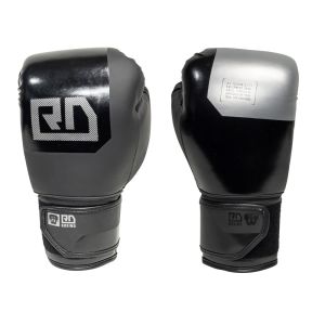 Gants De Boxe Rumble BLOCK COLOR Noir/Silver V6 RD BOXING