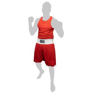 Tenue de Boxe Anglaise Amateur Réversible Debardeur + Short