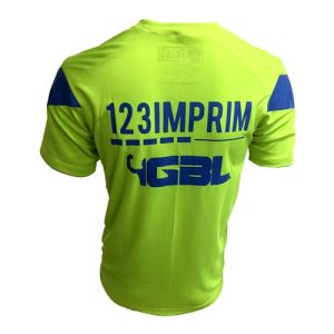 EVENT WEAR : T-SHIRT RESPIRANT Unisex WGBC Vert/Fluo Ltd