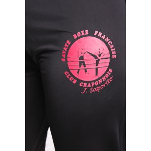 PERSO CLUB : pantalon savate féminin sérigraphie