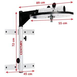 PLATEFORME DE VITESSE AJUSTABLE ET RABATTABLE + ROTULE CENTURY