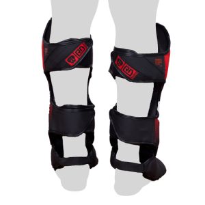 Protege Tibia/pieds K1 / Muay Thaï HD V5 FADE ROUGE/NOIR