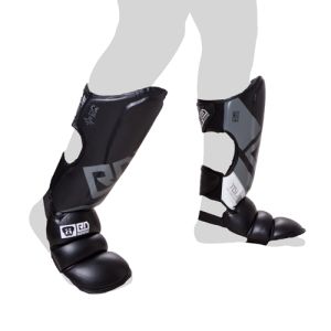 Protege tibia simple haute densite V5 NOIR RD BOXING