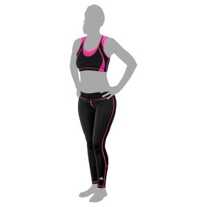 Legging Feminine Noir/Fushia "ASTERIA" RINKAGE