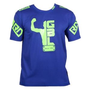 FIGHTER WEAR : T-shirt respirant Eddy NAIT SLIMANI Ltd-Bleu-L
