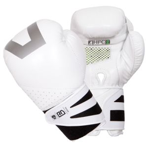 Gants De Boxe Ultimate V5 Cuir Ltd Blanc RD BOXING