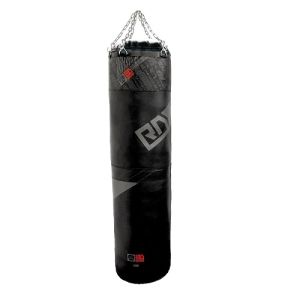 SAC DE FRAPPE CUIR LOURD NOIR V5 RD BOXING 170x45 cm. 