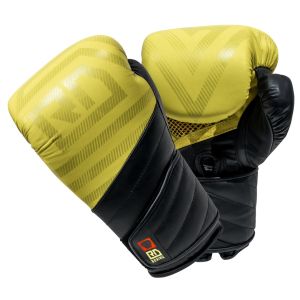 Gants De Boxe Ultimate Cuir Jaune V6 RD BOXING