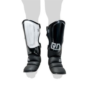 Protège Tibia/Pieds K1 / Muay Thaï HD Blanc V6 RD BOXING