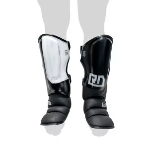 Protège Tibia/Pieds K1 / Muay Thaï HD Blanc V6 RD BOXING