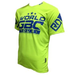 EVENT WEAR : T-SHIRT RESPIRANT Unisex WGBC Vert/Fluo Ltd