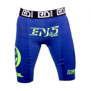 FIGHTER WEAR : Short de compression Eddy NAIT SLIMANI Ltd-Bleu-M