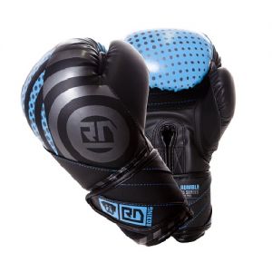 Gants de boxe Rumble V5 PMG turquoise-noir RD boxing