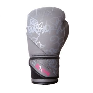 Gants de boxe Rumble V5 TAG gris/pink RD boxing