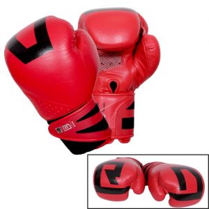 gants de boxe ultimate V5 CUIR Ltd rouge RD boxing