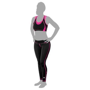Legging Feminine Noir/Fushia "ASTERIA" RINKAGE