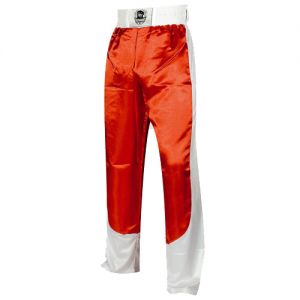 pantalon full contact a bandes stretch rouge blanc - L