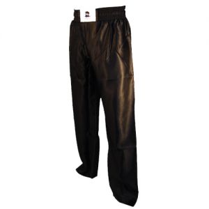 pantalon full contact uni a bandes stretch noir - XL