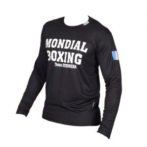 PERSO CLUB : t-shirt Manche Longue sérigraphie-Noir-L
