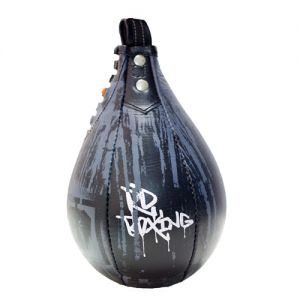 POIRE DE VITESSE CUIR A LACET V5 DOG WALL noir/gris RD BOXING 