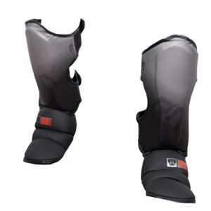 Protege Tibia/pieds K1 / Muay Thaï HD V5 FADE GRIS/NOIR