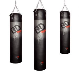 sac de frappe lourd skintex STENCIL GRIS/NOIR V5 RD BOXING 