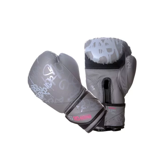 Gants De Boxe Rumble 08oz Tag Gris/Pink  V5 RD boxing