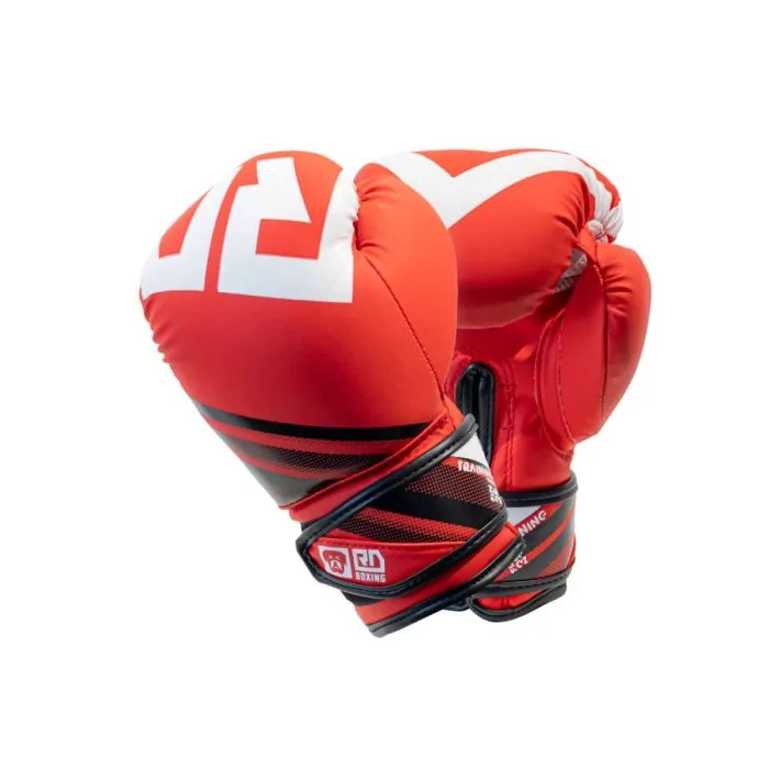 Gants de boxe junior RD Boxing V6 rouge pour l'entraînement