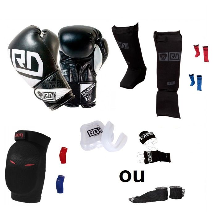 Bande de Boxe Thai et mitaines de boxe thailandaise