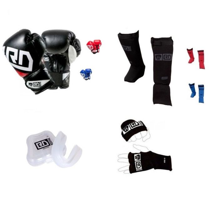 Gants de boxe ANGLAISE AMATEUR Rumble V5 rouge RD boxing