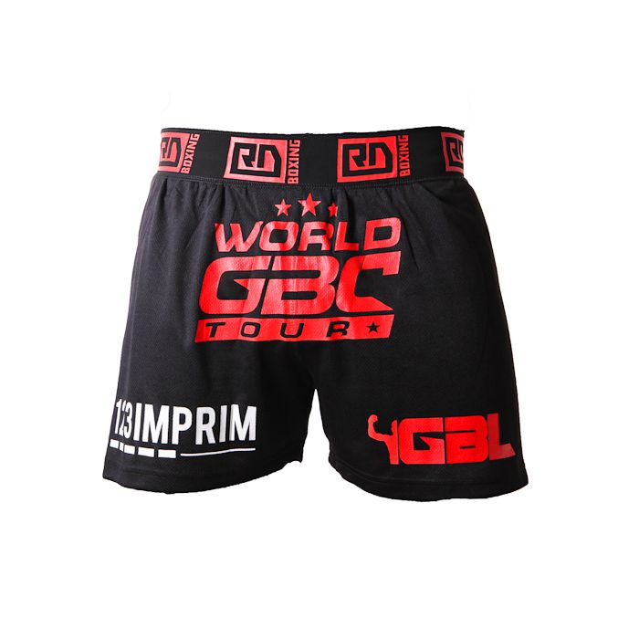 FIGHTER SHORT WGBC #12 ROUGE