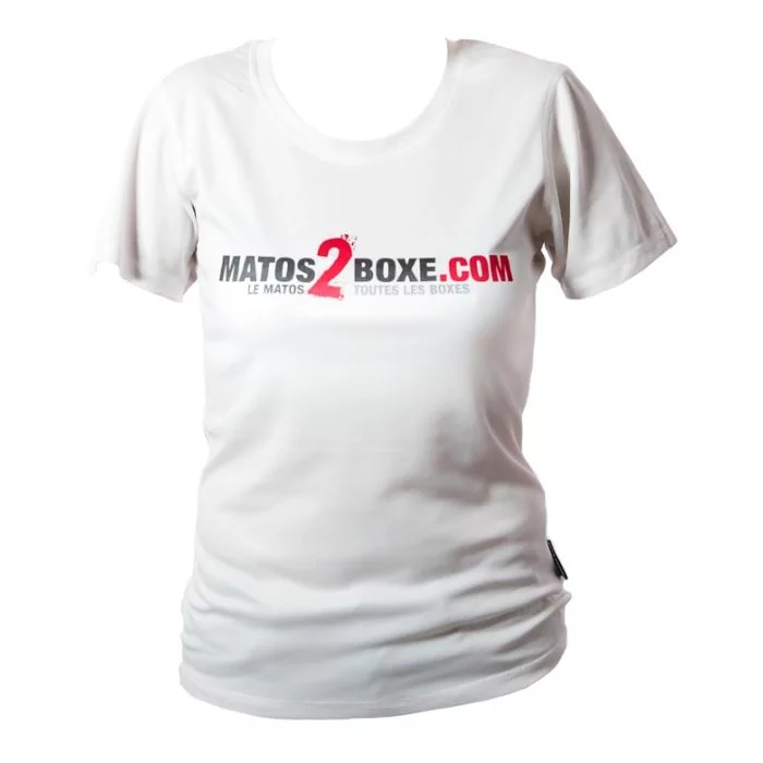 t shirt technique respirant féminin blanc