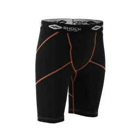 SHORT COMPRESSION SHOCK DOCTOR FEMME AVEC PROTECTION PELVIENNE