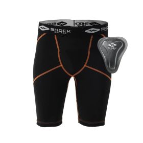 SHORT COMPRESSION SHOCK DOCTOR FEMME AVEC PROTECTION PELVIENNE