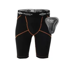 SHORT COMPRESSION SHOCK DOCTOR FEMME AVEC PROTECTION PELVIENNE