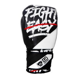 Gants De Boxe Rumble 08oz Cuir Ltd STATEMENT Noir/Blanc V5 RD BOXING