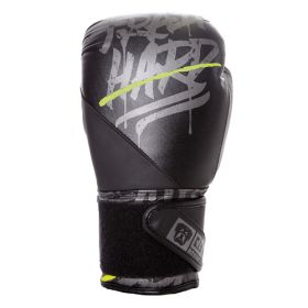 Gants De Boxe Rumble 08oz Cuir Ltd STATEMENT Noir/Gris V5 RD BOXING