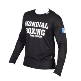 PERSO CLUB : t-shirt Manche Longue sérigraphie-Noir-L