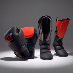 PACK K1/ MUAY THAÏ V6 BLOCK COLOR NOIR/ROUGE