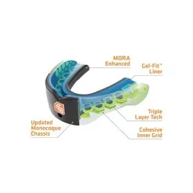 PROTEGE DENTS SHOCK DOCTOR GEL MAX POWER CARBON NOIR
