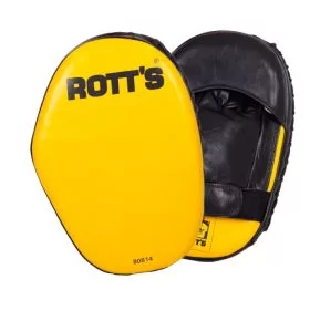 Cibles de precision cuir jaune noir Vintage