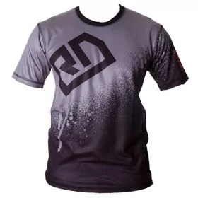 T-shirt technique respirant unisex noir/gris Stencil V5 RD Boxing