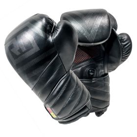 Gants De Boxe Ultimate Cuir Noir V6 RD BOXING