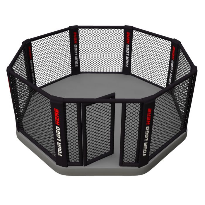 Cage de MMA sur plancher